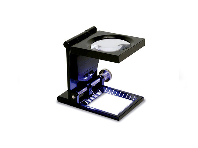 Konus Cuentahilos Linen Tester 6x Con Luz LED - Lupa Profesional con Iluminación