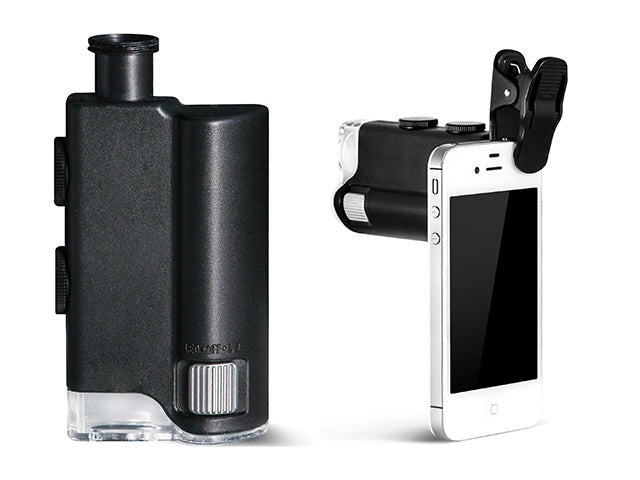 Konus Konusclip Microscopio de Bolsillo 60x-100x con LED y UV