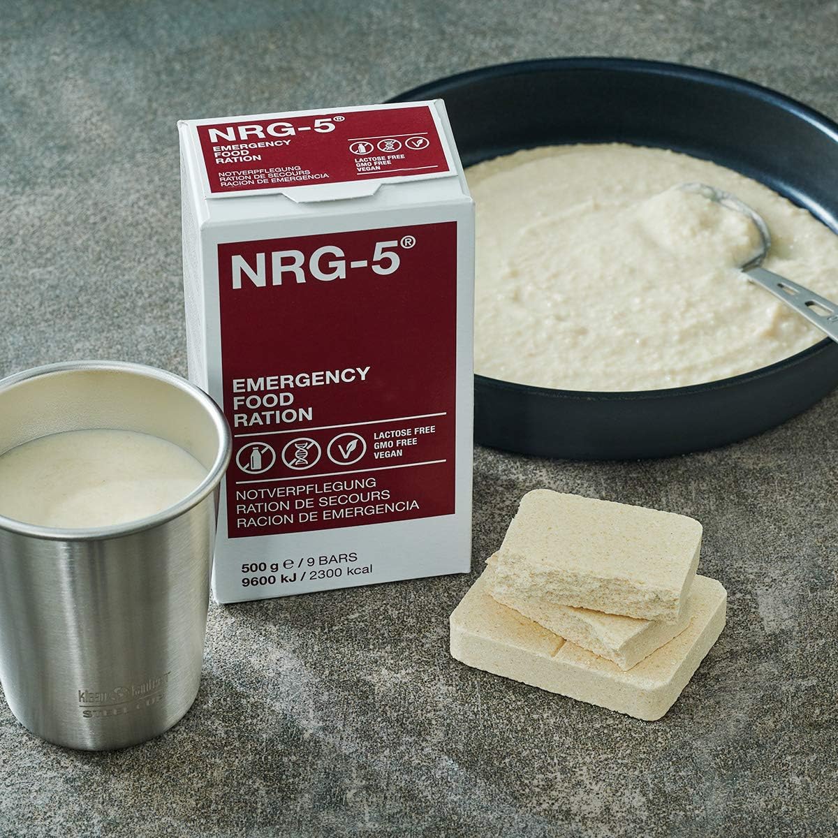 Ración de Comida de Supervivencia NRG-5® – Alimento de Emergencia Compacto y Nutritivo (500 g)