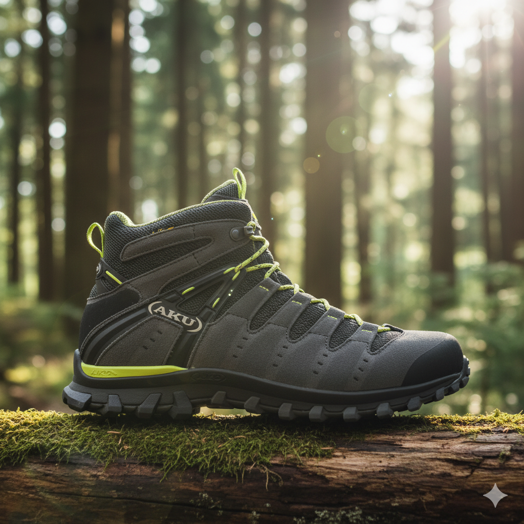 Botas de Montaña AKU Alterra Lite Mid GTX Hombre – Ligeras, Transpirables e Impermeables