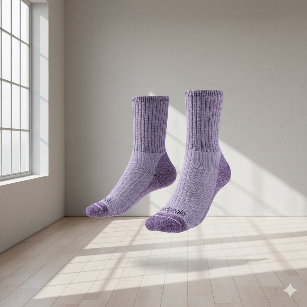 Calcetines de Senderismo Mujer Bridgedale Hike Midweight Merino Comfort – Color Violeta