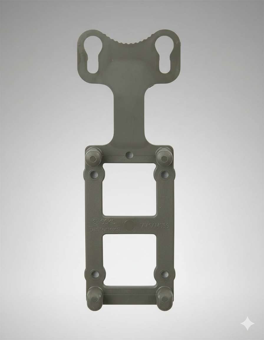 Adaptador de arnés alemán con sistema modular – Broche de sujeción táctico para equipo militar