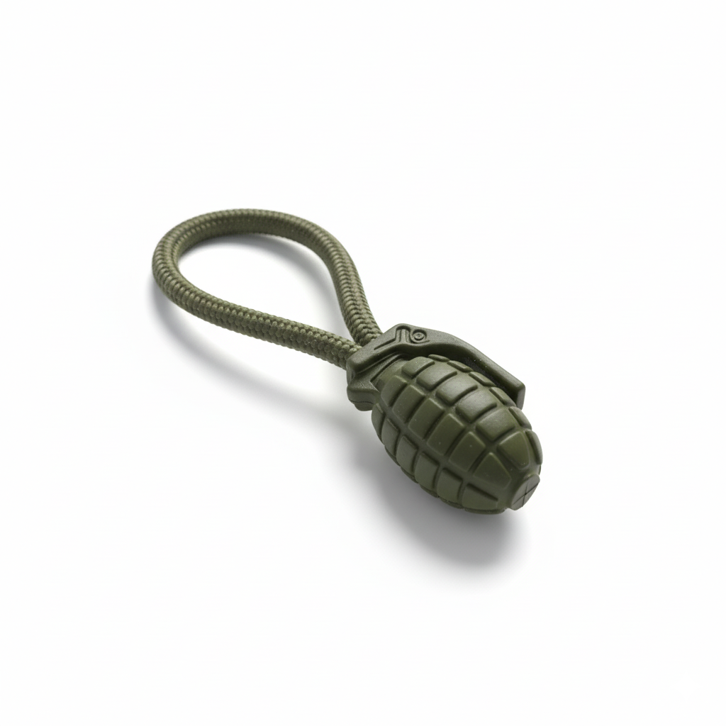 Llavero Táctico Ring Puller Pineapple Olive – Granada Decorativa Mil-Tec