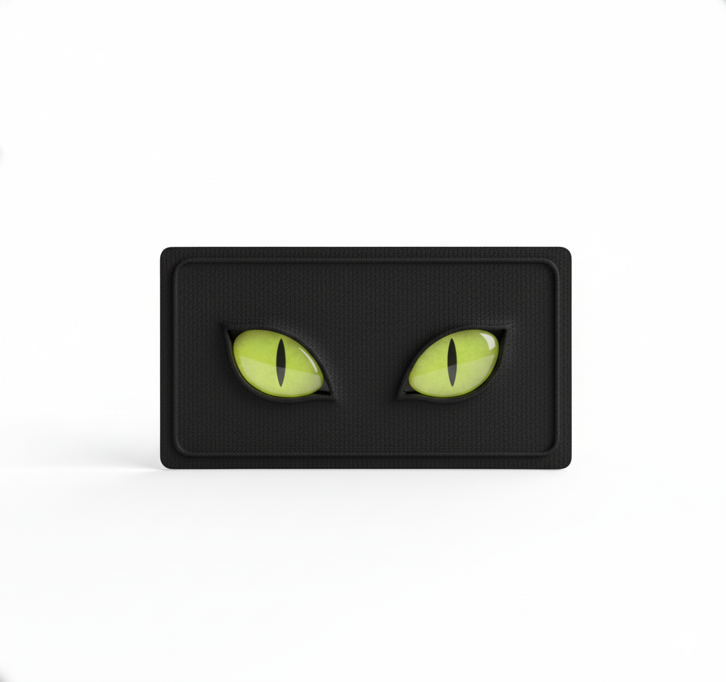Parche Táctico M-TAC Cat Eyes Tipo 2 – Láser Cut Negro / GID | Naszywka Mil-Tec