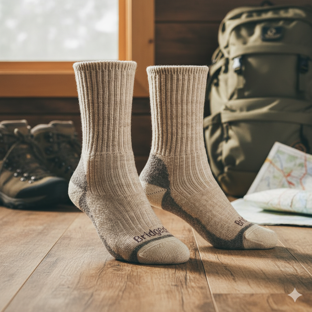 Calcetines de Senderismo Mujer Bridgedale Hike Midweight Merino Comfort – Color Violeta