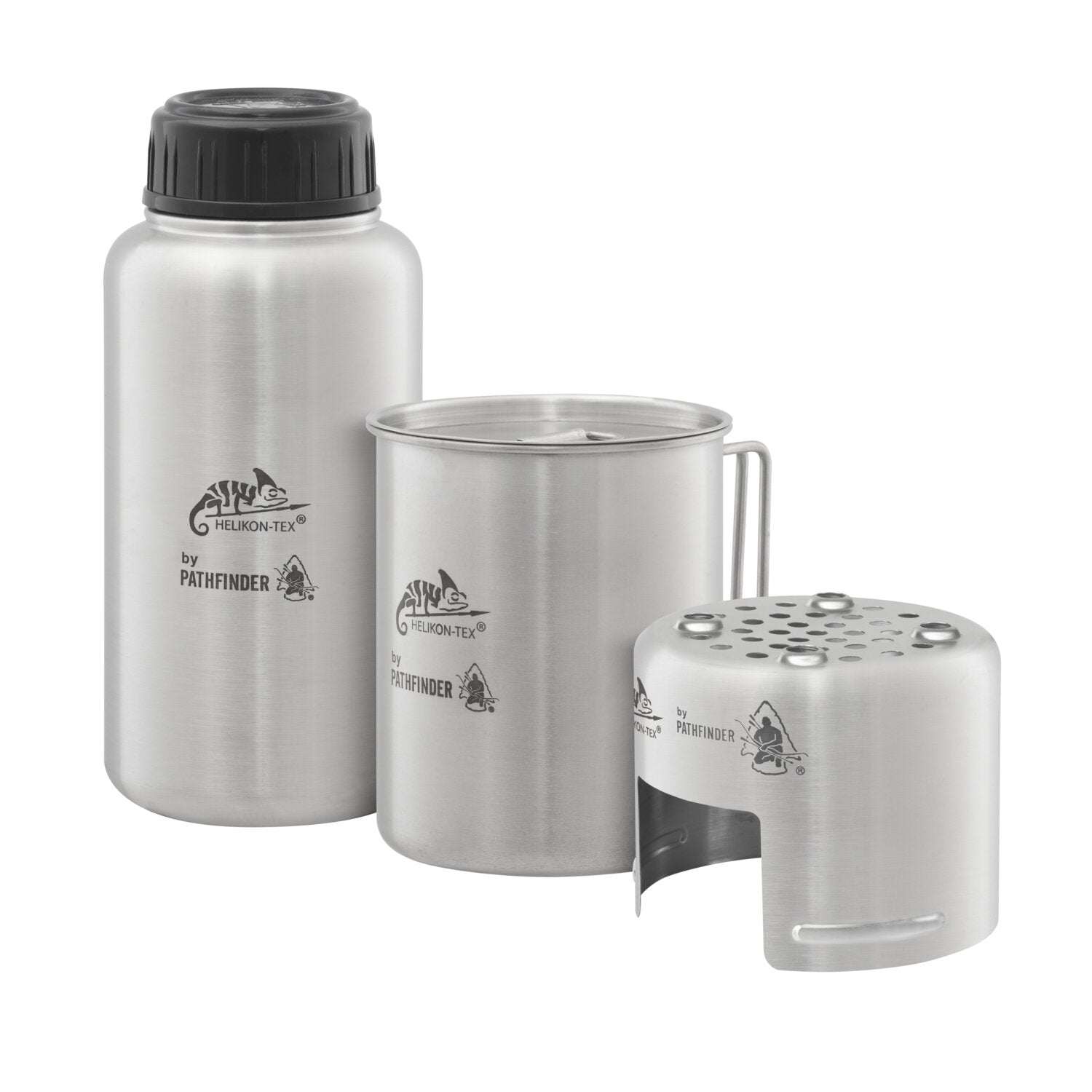 PATHFINDER Acero Inoxidable Bottle Cook Set - Helikon-Tex
