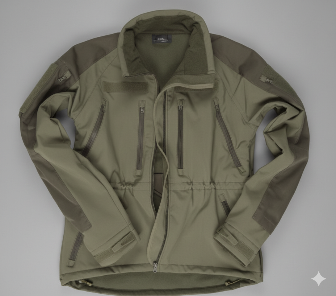 Chaqueta Softshell 3 Capas Mil-Tec Sturm – Impermeable, Cortavientos y Transpirable