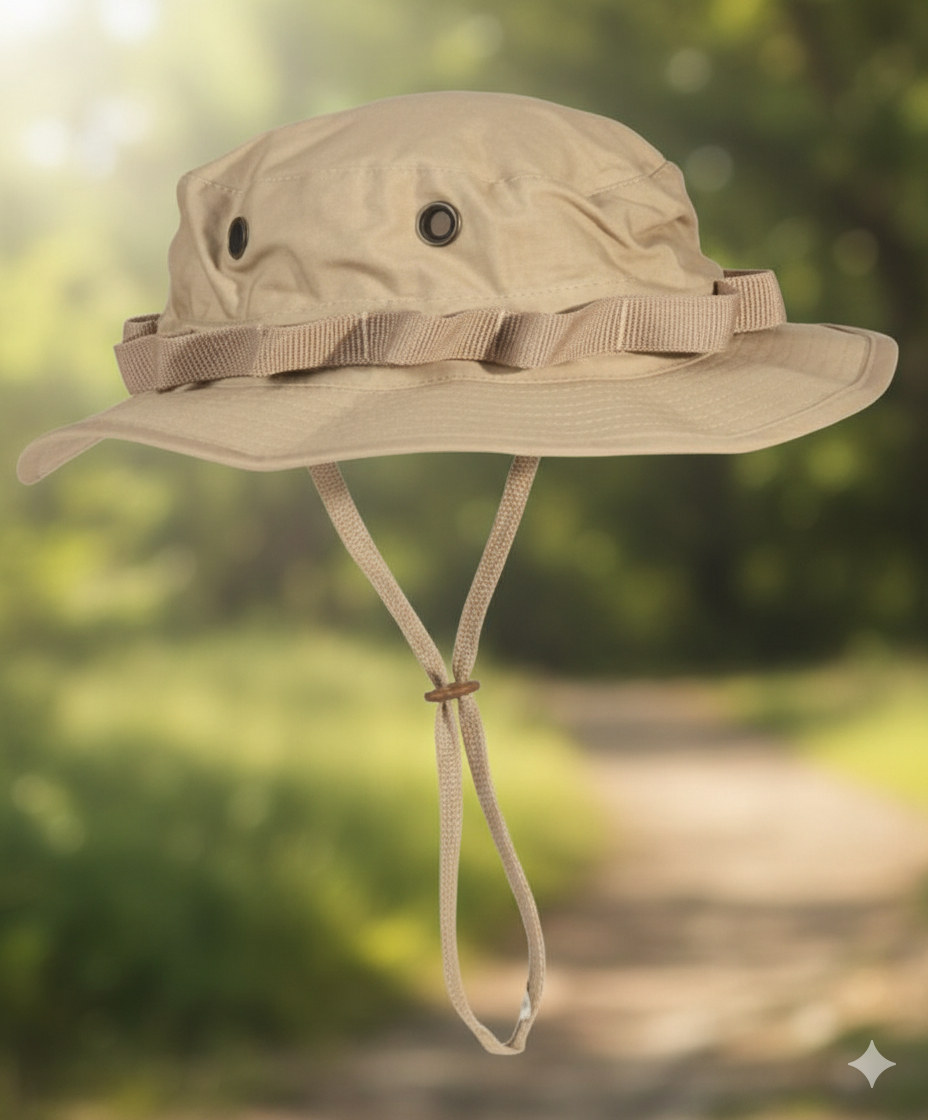 Chambergo militar Boonie Hat Ripstop 100% algodón – Sombrero táctico ajustable y resistente disponible en varios colores