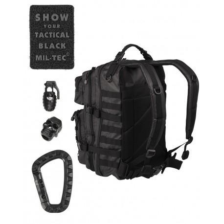 Mochila Mil-tec lg us assault tactical black 36 litros NORTHVIVOR